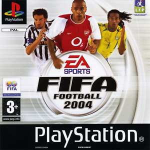 PS1 PSX Fifa Football 2004 PAL Gioco Usato con Manuale Playstation 1 