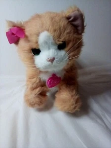 FurReal Friends Daisy Play with Me Orange Cute Animated Interactive Cat Works - Picture 1 of 15