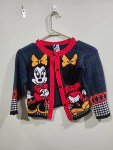 Vtg 80s Disney Minnie Sweater youth girls size Med - Picture 1 of 5