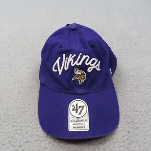 Minnesota Vikings Womens Hat NEW '47 Brand Melody Clean Up Adjustable