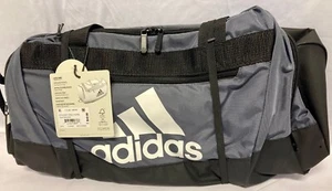 ADIDAS ~ Defender IV Small Duffel Bag, Onix w/white logo - NEW!!! - Picture 1 of 6