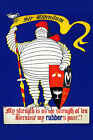 359456 Michelin Opony samochodowe Ad London Anglia Vintage Indoor Room Plakat