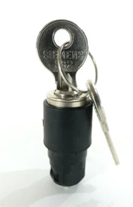 Siemens 3SB20 00-4LA01 Schloß CES mit zwei Schlüsseln | 0-I verrastend | NEU - Bild 1 von 6