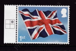 GB SG 5204 MNH MINT 2024 KCIII STAMP UNION FLAG GRID R1C2 TAB - Picture 1 of 1