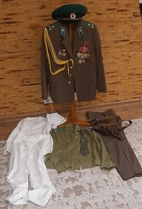 Soviet Vintage Military Uniform Officer Border Army Colonel. USSR. RARE### - Picture 1 of 20