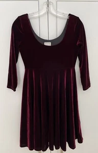 Vestido Nymphe Rojo Profundo Corte Imperio Talla Mediana M - Imagen 1 de 7