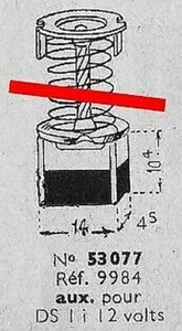 Escobillas De Carbón Para Dynastart S.E.V - Escobillas Auxiliares Estrechas - Imagen 1 de 2