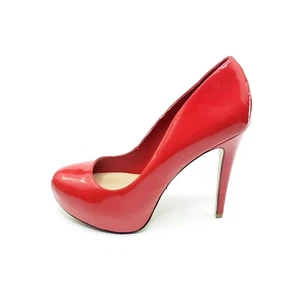 Schutz High Heel Stiletto Pumps Red Patent Leather Womens US 7 B - Picture 1 of 7