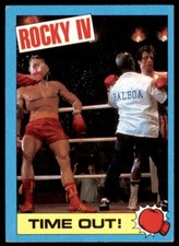 1985 Topps Rocky IV Time Out! Movie Photo Card #44