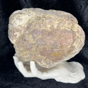 "Sonajero de cristal geoda grande de 6-3/4"" cuarzo sin abrir sin cortar rompe el tuyo propio 7,9 lb" - Imagen 1 de 11