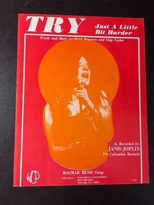 Spartiti musicali CRISP CLEAN Janis Joplin Try (Just A Little Bit Harder) - 3907 - Foto 1 di 3