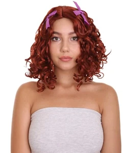 The Unfortunate Miss Splats Wig | Brown TV/Movie Wigs,HW-3719 - Picture 1 of 9