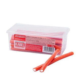 Fruchtgummi Kabel mit Erdbeergeschmack 320g - Bild 1 von 2