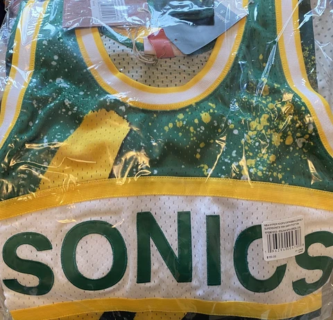 NBA Hyper Hoops Swingman Jersey Sonics Gary Payton 1994 2XL XXL Cover
