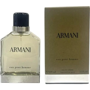 Armani Eau pour homme by Giorgio Armani 3.4 oz (100 ml) Edt Spray for Men NIB - Picture 1 of 11