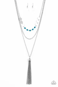 Paparazzi Necklace - Celebration of Chic - Blue - Picture 1 of 6
