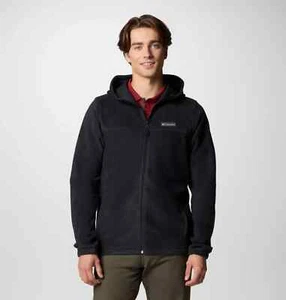Columbia Men's Steens Mountain Full Zip Fleece Hoodie - Black - Size: L - Picture 1 of 8