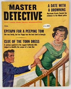 Master Detective Magazine, February 1960, Vintage True Crime Stories, Pulp - Picture 1 of 5