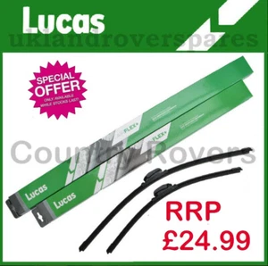 KIA Cee'd WIPER BLADES 2012 to 2017 LUCAS BRAND FLAT AERO BLADES 26" & 14" - Picture 1 of 12