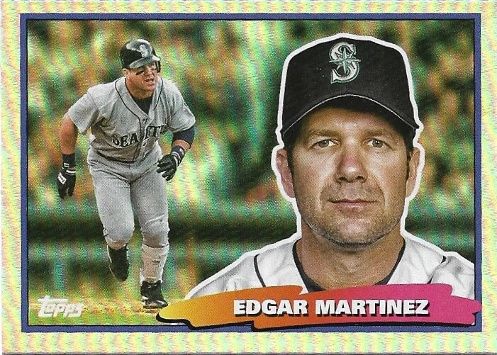 Edgar Martinez 2022 Topps Archives 88 Topps Big Foil #88BF-32 - Seattle Mariners - Image 1 of 1