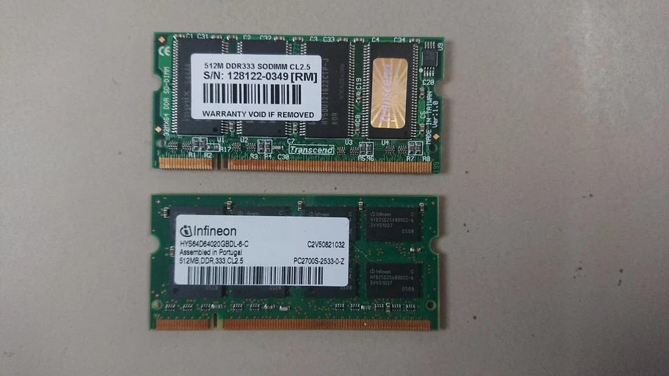 HP COMPAQ NC 6000, RAM-Speicher, 1 GB, DDR-333, PC-2700 - Bild 1 von 1