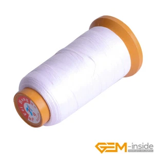 Nylon Beading Cord 0.6mm 230 Meters 210D Sewing Thread Knotting Jewelry Making - Picture 1 of 66