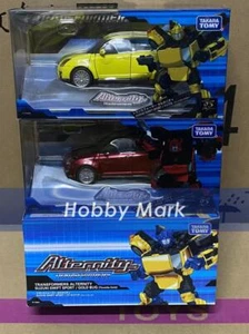 Takara Tomy Transformer Alternity Suzuki Swift Bumblebee Cliffjumper Gold Bug - Picture 1 of 5