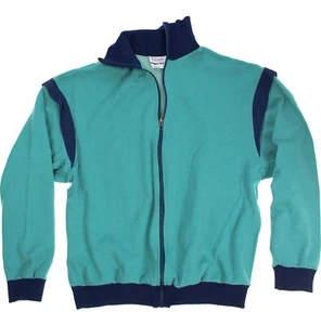 1980er 80s Trainingsjacke (Gr.M) Original*VINTAGE Sportjacke GDR Track Top DDR - Bild 1 von 9