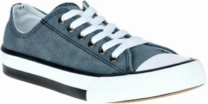 HARLEY DAVIDSON FOOTWEAR, WOMEN'S BURLEIGH LEATHER SNEAKERS, 10 D84590 - Picture 1 of 7