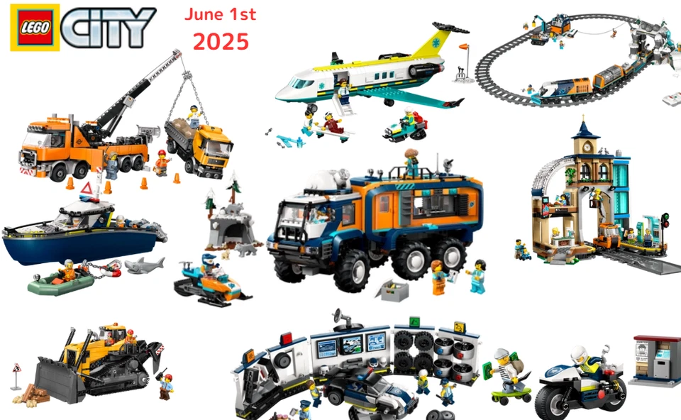 Lego City June-1 2025 New Release 9Set w/BOX LEGO® City Toys Kids Gift Japan - Image 1 of 1