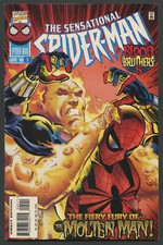 1996 The Sensational Spiderman Blood Brothers #5 The Fiery Fury of Molten Man