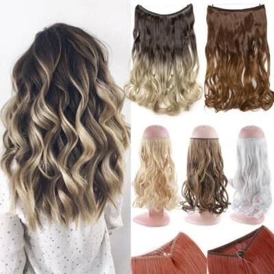 Invisible Hair For Human Hair Extension Ombre mix Secret Headband Natural Hair - Image 1 of 4