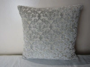 Designers Guild Fabric Royal Collection Charles II Velvet Silver Cushion Cover  - Picture 1 of 10