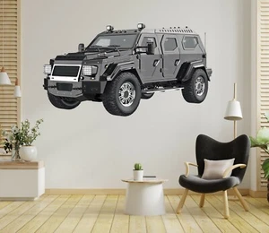 3D Schweres Fahrzeug H958 Auto Wallpaper Wandbild Poster Wandaufkleber Transport - Picture 1 of 5