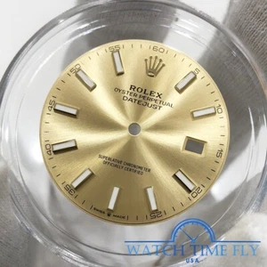 Rolex Factory 126333 126303 Datejust 41 Yellow Champagne Index/Stick DIAL ONLY! - Picture 1 of 4