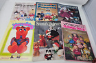Lot of 6 Vintage Crochet Books Doll Making Doll Clothing Crocheting Patterns