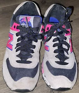 New Balance 574 Women’s Size 6 Great Used Condition Colorful - Picture 1 of 11