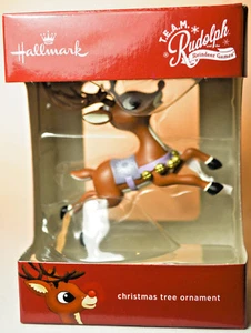 Hallmark: Rudolph Taking Off - Team Rudolph Reindeer Games 2017 Holiday Ornament - Picture 1 of 8