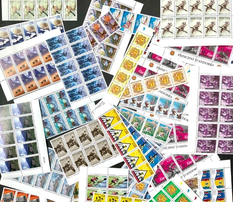French Andorra #YT525//YT639 CV€100.00 All-Different Euro Values 2000-2006 Cover