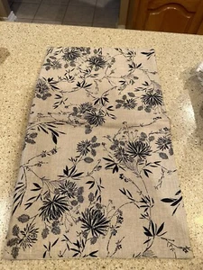 Natural Wildflower Linen Pillow Cover with Zipper Closure 20"L x 113/4" W - Picture 1 of 7