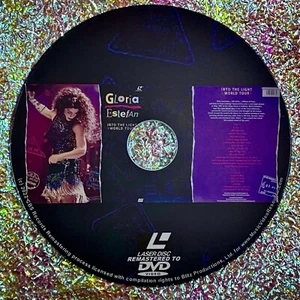 Gloria Estefan Into The Light World Tour DVD (1991) Remastered LaserDisc to DVD - Picture 1 of 3