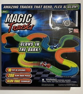Ontel Magic Tracks, Race Car Tracks That Bend Flex & Grow, As Seen On TV,200 Pcs - Picture 1 of 7