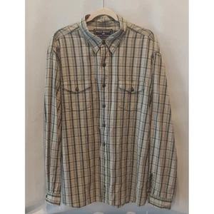 Polo Deportivo Ralph Lauren De Colección Para Hombres Verde A Cuadros LS Camisa Abotonada Talla XXL - Imagen 1 de 11