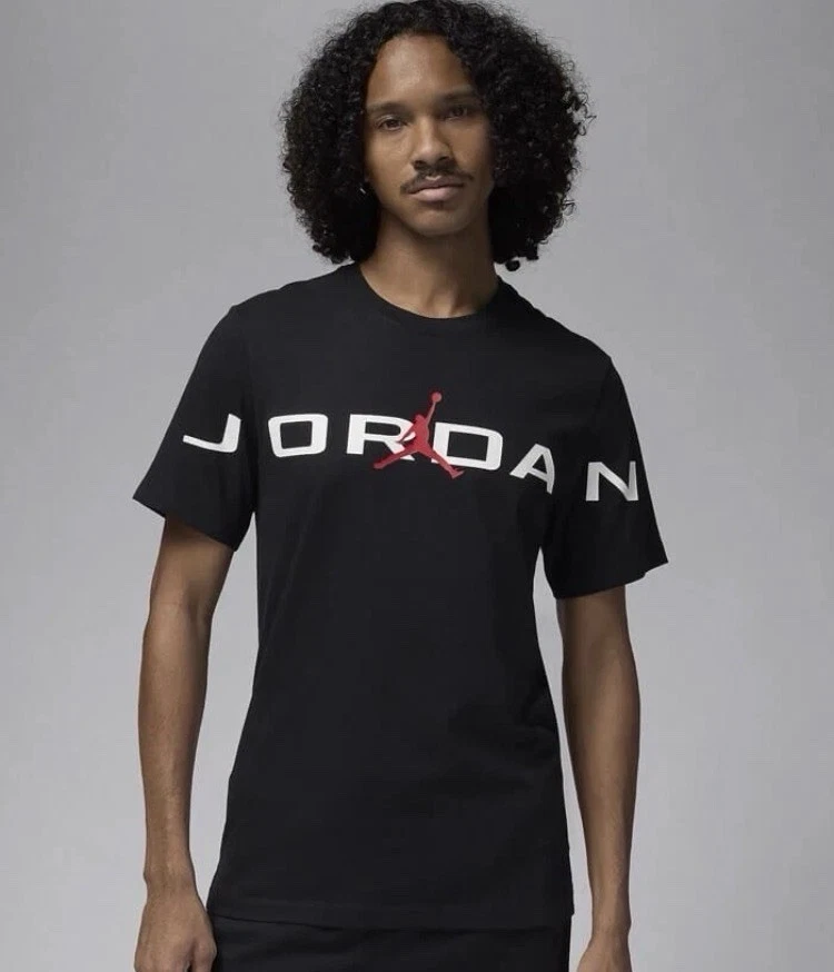 Jordan Air Short Sleeve Men Black Medium T-shirt HJ2358-010