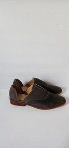 Nisolo d'Orsay Emma Oxford flache Lederschuhe Damengröße 8,5 grau neu im Karton - Bild 1 von 16