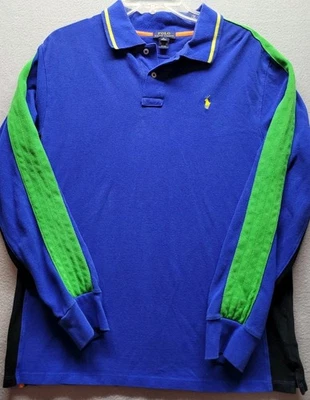 Polo Ralph Lauren Pullover Suéter Camisa Niños XL (18-20) Bloque de Color Manga Larga Foto 1 de 4