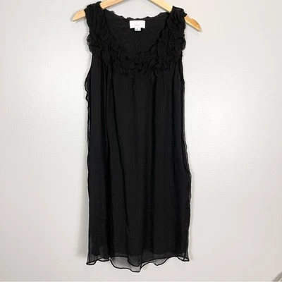 Mini Vestido Adam Lippes Seda Mujer Talla 6 Negro Foto 1 de 4