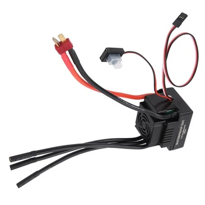 1 120A RC бесщеточный водонепроницаемый электронный контроллер скорости ESC для 1/8 1/10 - Изображение 1 из 4