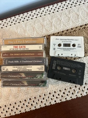 LOT 9 CASSETTE TAPE CHRISTMAS Amy Grant Classical Baby’s 1st John Denver More￼ - Image 1 of 4