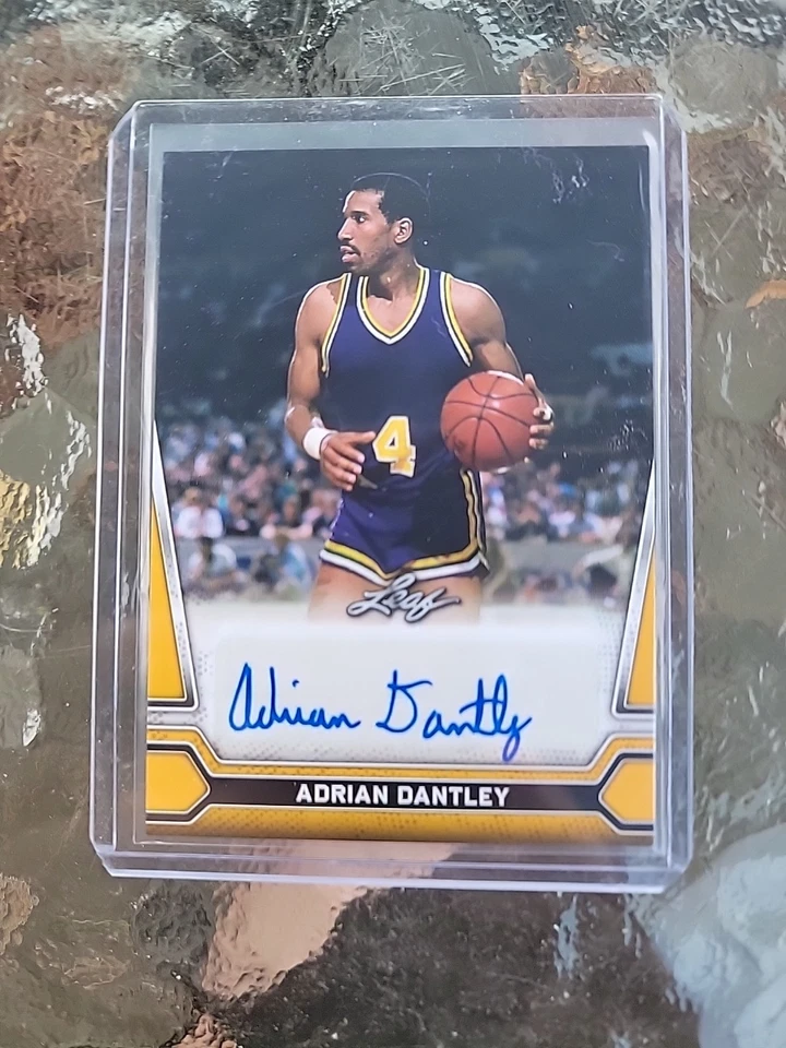 2021 Leaf Adrian Dantley Auto Gold #BA-AD1 Multisport Blaster Auto HOF Utah Jazz - Image 1 of 1